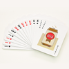 Jeu de cartes à jouer personnalisé en plastique PVC 100 % avec impression de poker