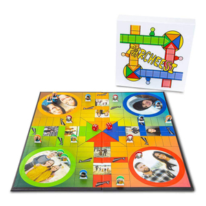 Jeu de société Parcheesi personnalisé Créez votre propre plateau de Parcheesi personnalisé 