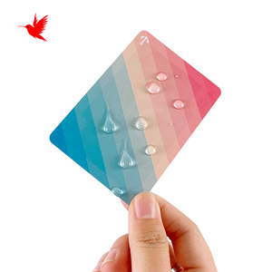 Cartes à jouer de sublimation de PVC 100% imperméables de matière plastique faite sur commande en gros