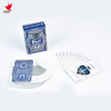 Logo personnalisé imprimant des cartes à jouer en papier personnalisées de luxe recyclables à l'avant et à l'arrière de 54 cartes de poker