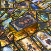 Cartes à jouer de jeu de Tarot Oracle à bord doré, imprimées sur mesure, cartes de Tarot en plastique personnalisées avec Logo personnalisé