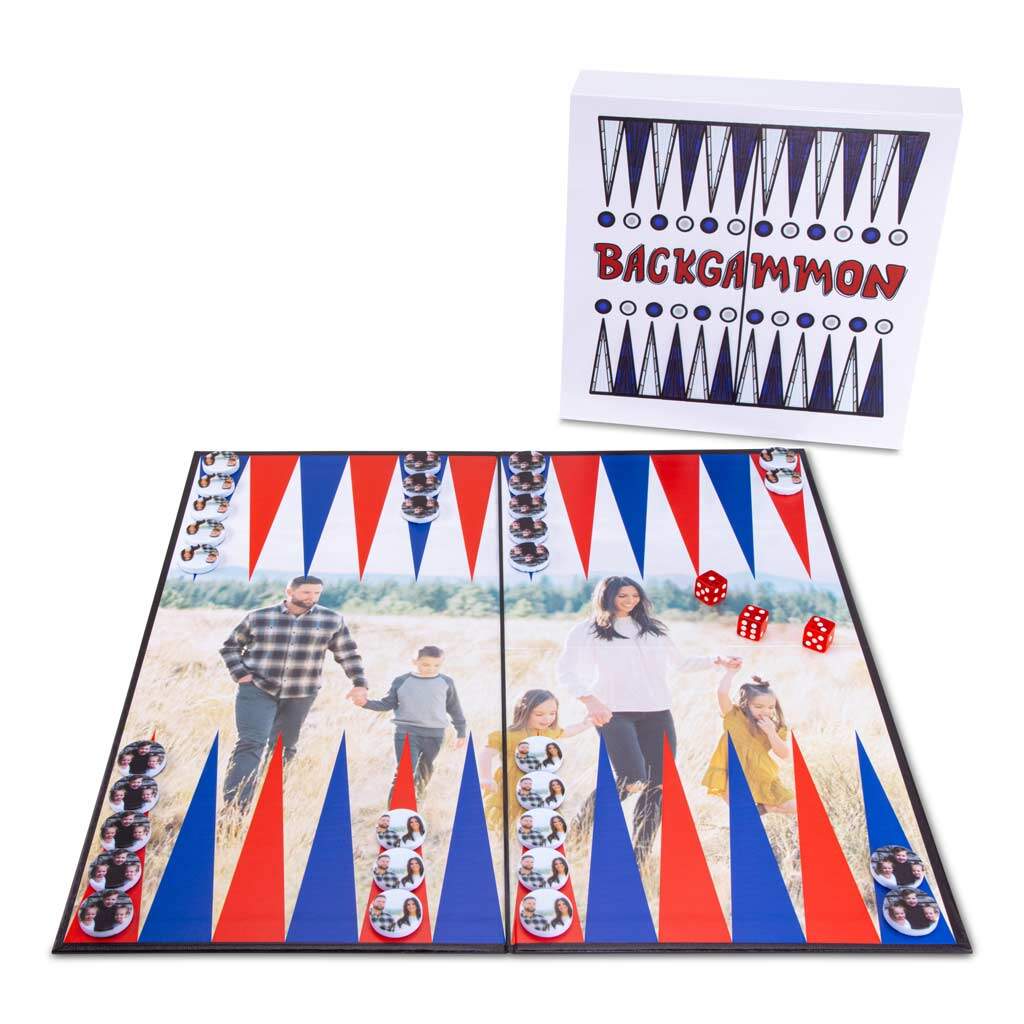 Jeu de société de jeu de Backgammon personnalisé