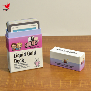 Fabricant d'impression de jeux de cartes de jeu de société personnalisé