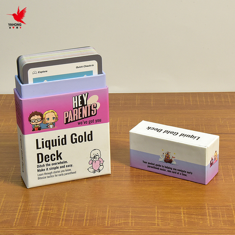 Fabricant d'impression de jeux de cartes de jeu de société personnalisé