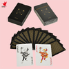 Cartes à jouer personnalisées de cartes de poker à double boîte 